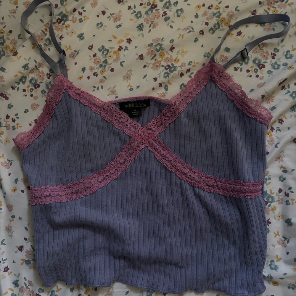 Wild Fable Purple and Pink Tank Top